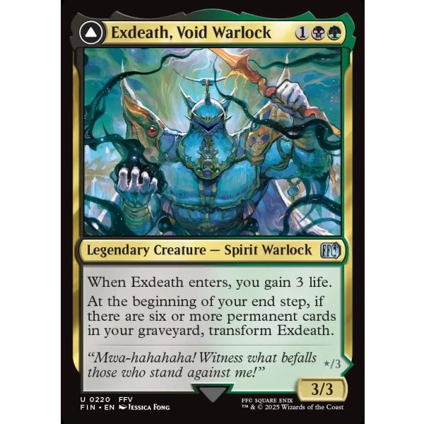 画像3: 「無」の暗黒魔道士、エクスデス/Exdeath, Void Warlock (3)