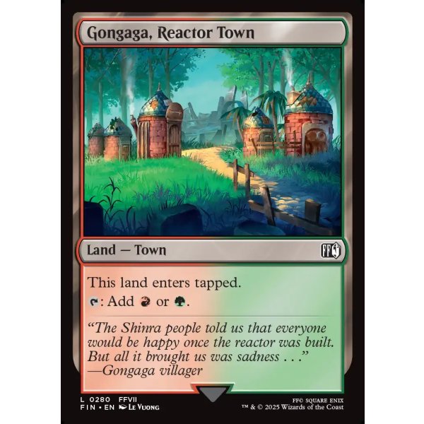 画像2: 廃魔晄炉の村、ゴンガガ/Gongaga, Reactor Town (2)