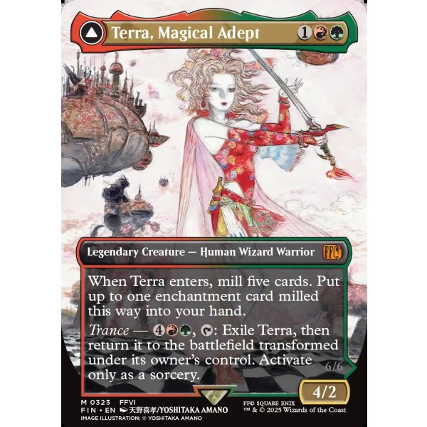 魔導戦士、ティナ　3枚 魔導戦士、ティナ/Terra, Magical Adept - MTG専門店しかのつの