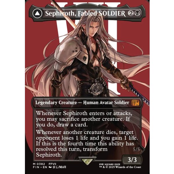 画像3: 威名のソルジャー、セフィロス/Sephiroth, Fabled SOLDIER (3)