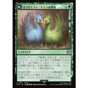 画像: サブクエスト：チョコボ育成/Sidequest: Raise a Chocobo
