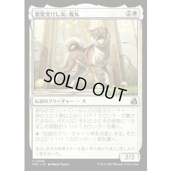 画像1: 寵愛受けし友、義丸/Yoshimaru, Beloved Companion (1)