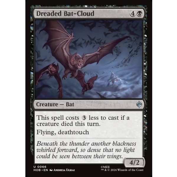 画像2: 恐ろしきコウモリの群雲/Dreaded Bat-Cloud (2)