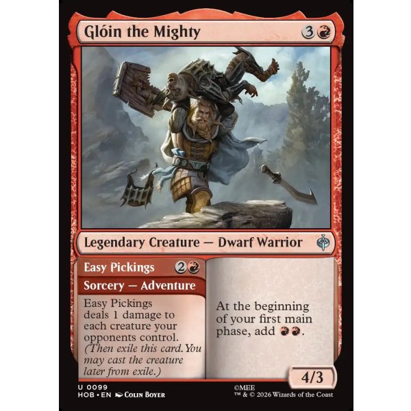 画像2: 力強き者、グローイン/Gloin the Mighty (2)