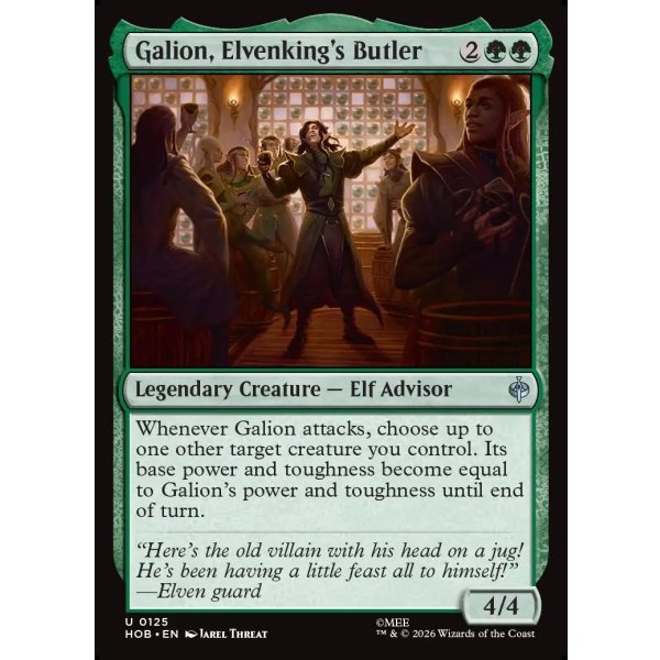 画像2: エルフ王の給仕頭、ガリオン/Galion, Elvenking's Butler (2)