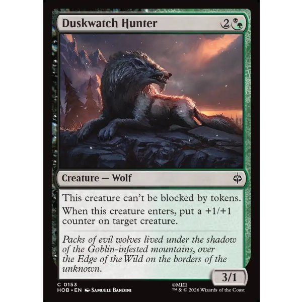 画像2: 薄暮見張りの狩人/Duskwatch Hunter (2)
