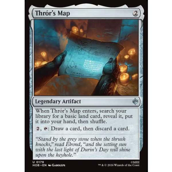 画像2: スロールの地図/Thror's Map (2)