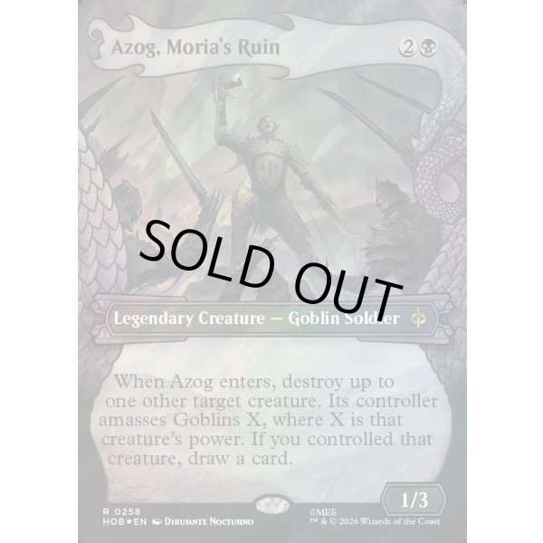 画像2: モリアの破滅、アゾグ/Azog, Moria's Ruin(サージFOIL版) (2)