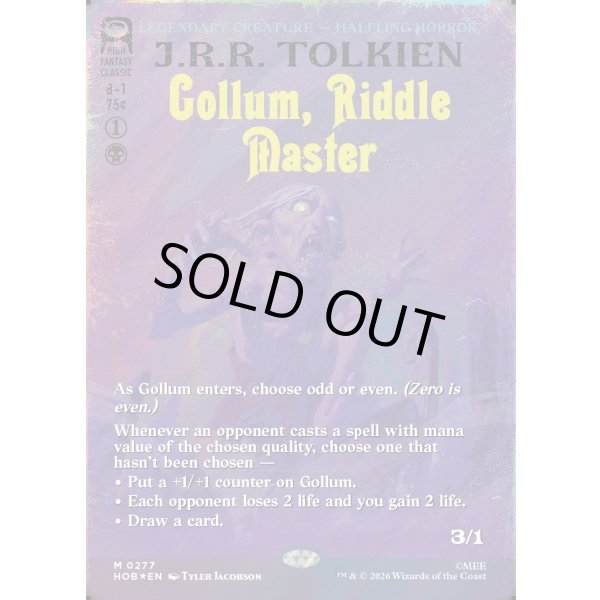 画像2: なぞなぞ名人、ゴラム/Gollum, Riddle Master(サージFOIL版) (2)