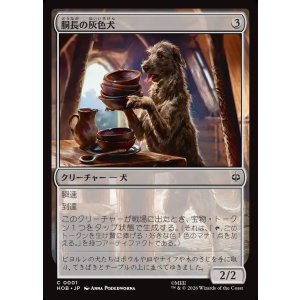 画像: 胴長の灰色犬/Long-Bodied Grey Dog