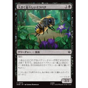 画像: 大きく猛々しいミツバチ/Great Fierce Bee