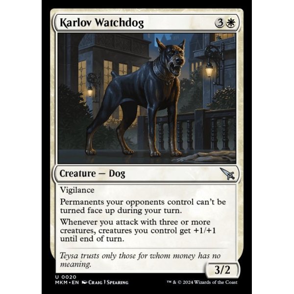 画像2: カルロフの番犬/Karlov Watchdog (2)