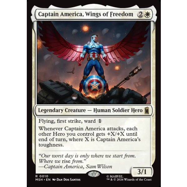 画像2: 自由の翼、キャプテン・アメリカ/Captain America, Wings of Freedom (2)