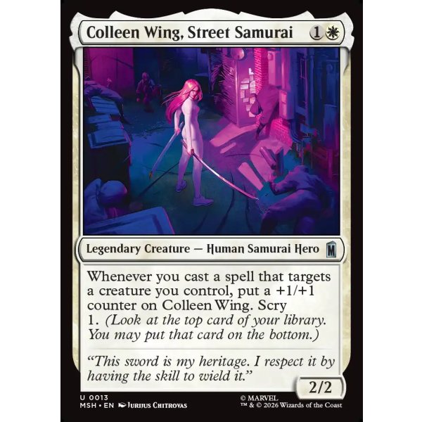 画像2: ストリートサムライ、コリーン・ウイング/Colleen Wing, Street Samurai (2)