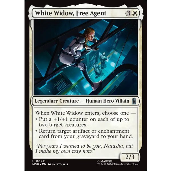 画像2: 独立エージェント、ホワイト・ウィドウ/White Widow, Free Agent (2)