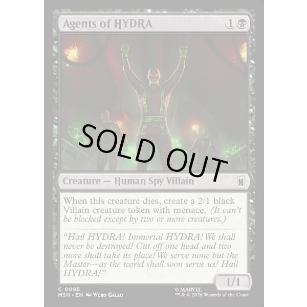 画像2: ヒドラのエージェント/Agents of HYDRA (2)