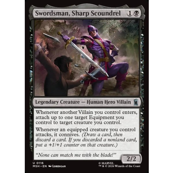 画像2: 切れ者の悪党、ソーズマン/Swordsman, Sharp Scoundrel (2)