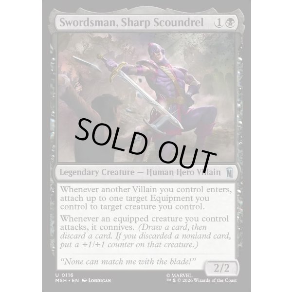 画像2: 切れ者の悪党、ソーズマン/Swordsman, Sharp Scoundrel (2)
