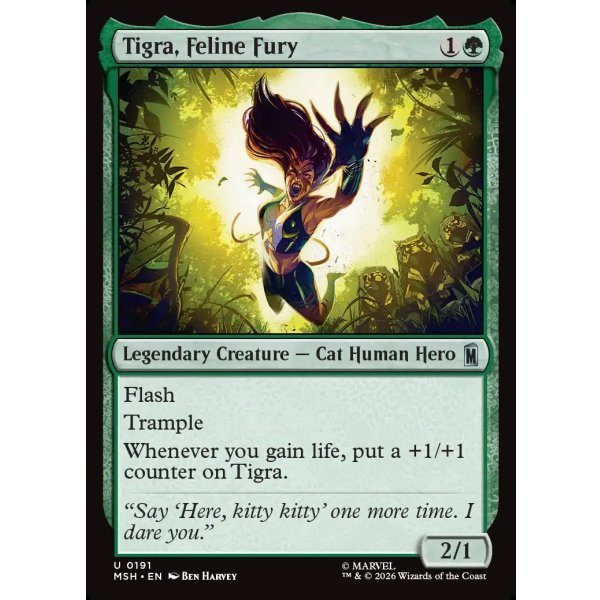 画像2: 荒ぶる猫戦士、ティグラ/Tigra, Feline Fury (2)