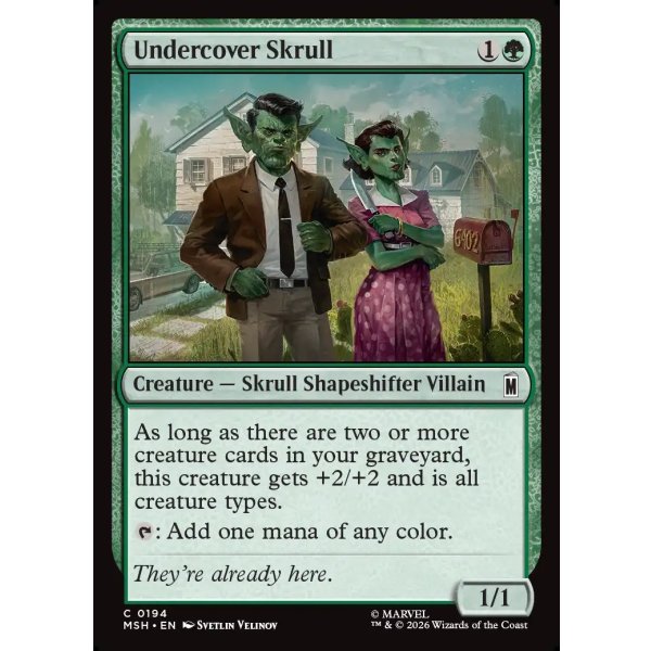 画像2: 潜伏スクラル/Undercover Skrull (2)