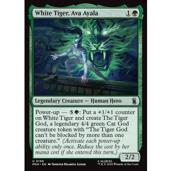 画像2: ホワイトタイガー、エバ・アヤラ/White Tiger, Ava Ayala (2)