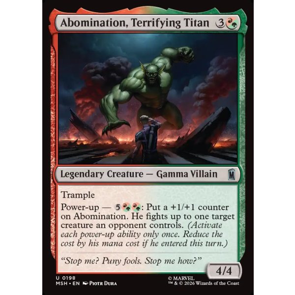画像2: 恐怖の巨人、アボミネーション/Abomination, Terrifying Titan (2)