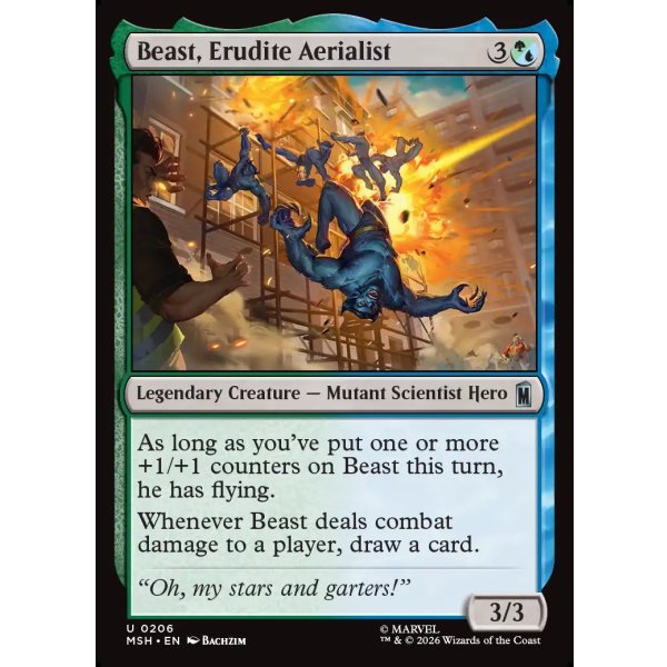 画像2: 博識なる軽業師、ビースト/Beast, Erudite Aerialist (2)