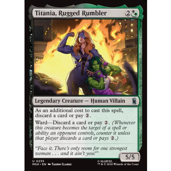 画像2: 屈強なる喧嘩師、タイタニア/Titania, Rugged Rumbler (2)