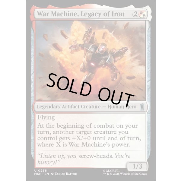 画像2: アイアンマンの遺志、ウォーマシン/War Machine, Legacy of Iron (2)