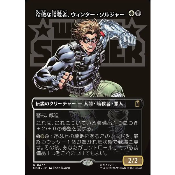 画像1: 冷徹な暗殺者、ウィンター・ソルジャー/Winter Soldier, Icy Assassin (1)