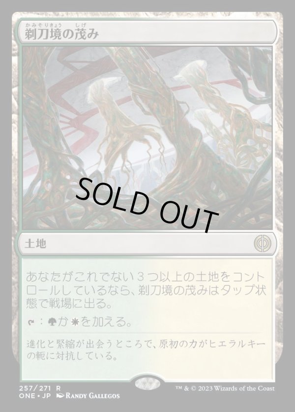 画像1: 剃刀境の茂み/Razorverge Thicket (1)