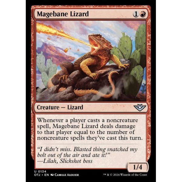 画像2: 魔道士封じのトカゲ/Magebane Lizard (2)
