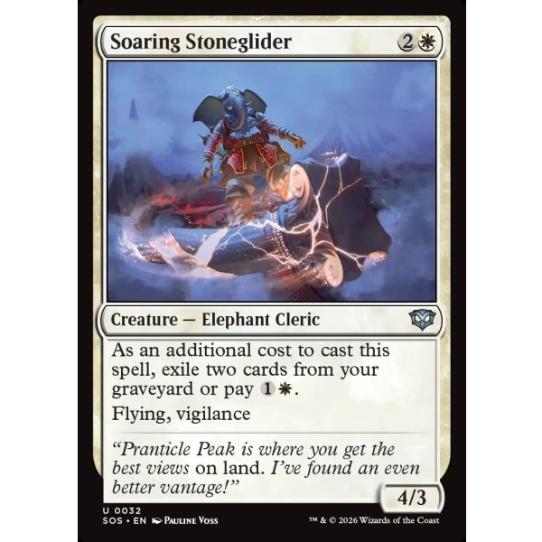 画像2: 舞い上がる象石滑空師/Soaring Stoneglider (2)