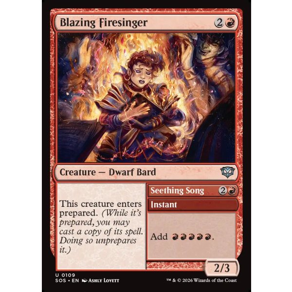 画像2: 燃え立つ火歌い/Blazing Firesinger (2)