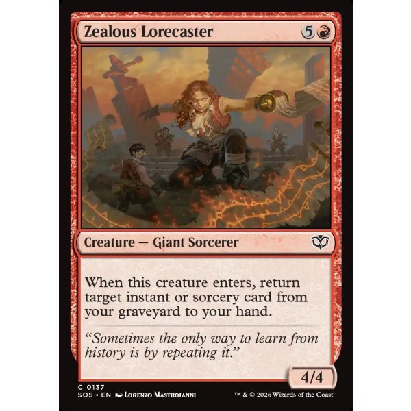 画像2: 熱意ある伝承唱者/Zealous Lorecaster (2)