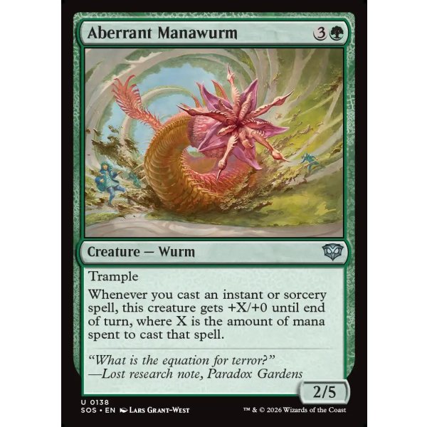 画像2: 異形のマナワーム/Aberrant Manawurm (2)