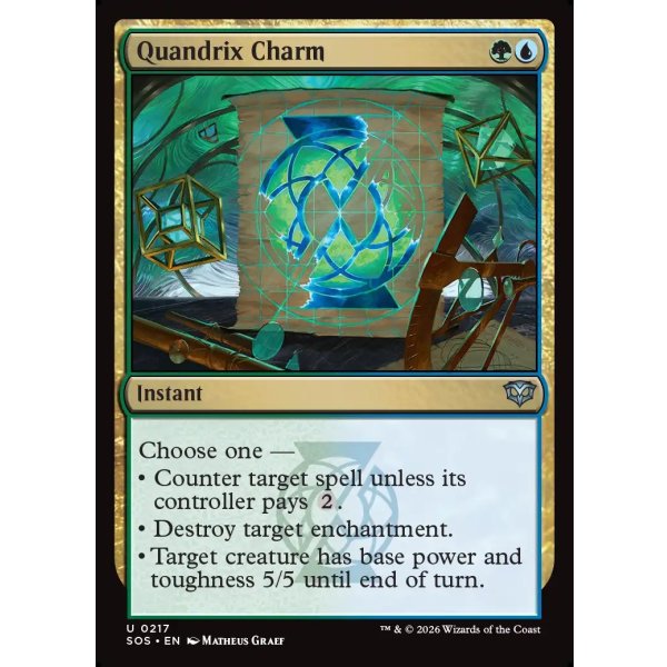 画像2: クアンドリクスの魔除け/Quandrix Charm (2)