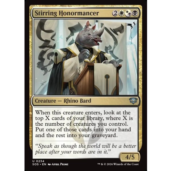 画像2: 心揺さぶる名誉術師/Stirring Honormancer (2)