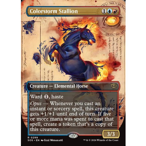 画像2: 彩嵐の雄馬/Colorstorm Stallion (2)