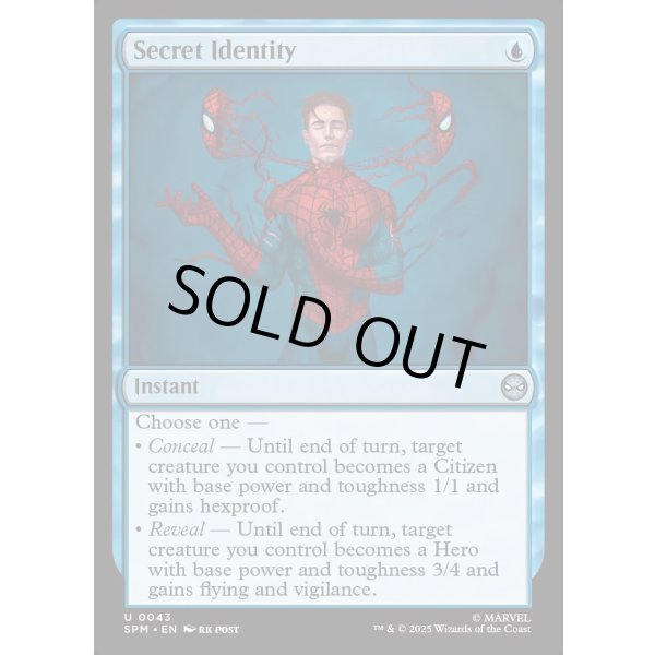 画像2: 秘密の正体/Secret Identity (2)