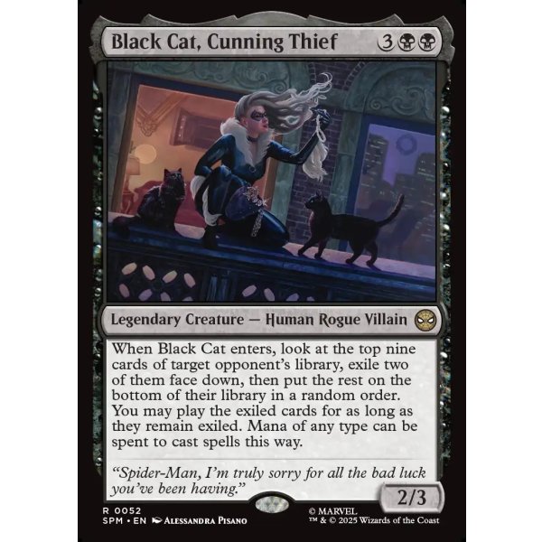 画像2: 狡猾な怪盗、ブラックキャット/Black Cat, Cunning Thief (2)