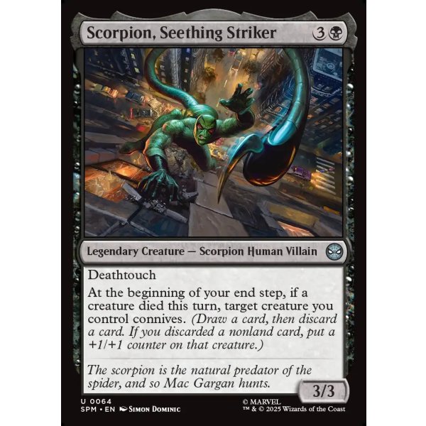 画像2: 激昂の毒針、スコーピオン/Scorpion, Seething Striker (2)