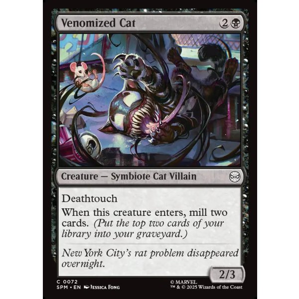 画像2: ヴェノム化した猫/Venomized Cat (2)
