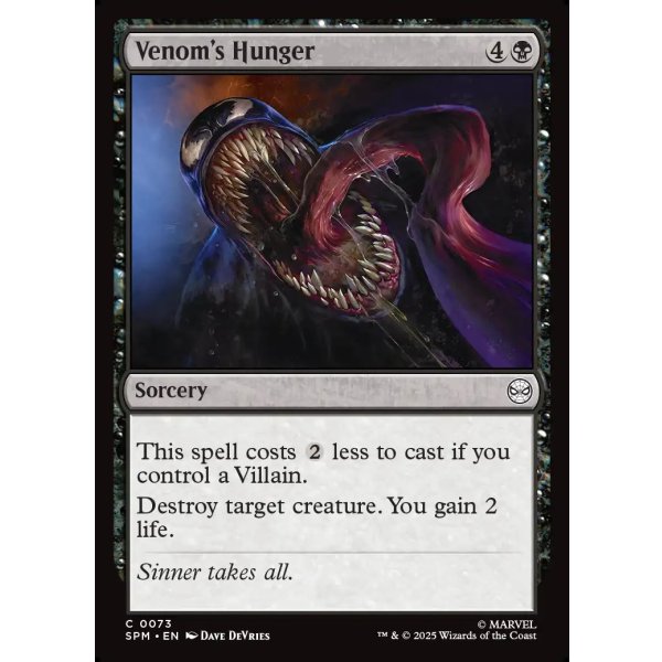 画像2: ヴェノムの飢え/Venom's Hunger (2)
