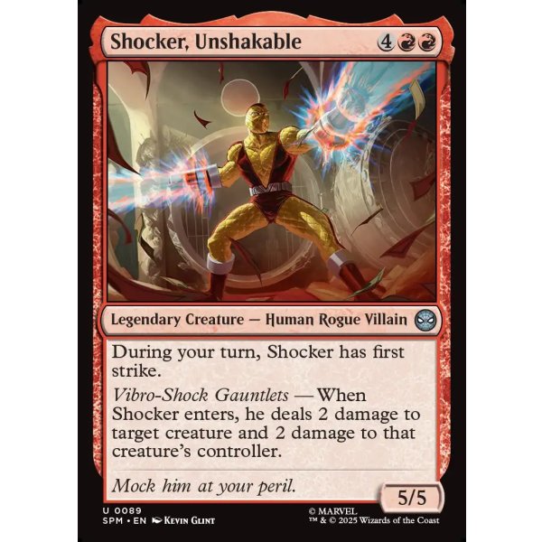 画像2: 揺るがぬ者、ショッカー/Shocker, Unshakable (2)
