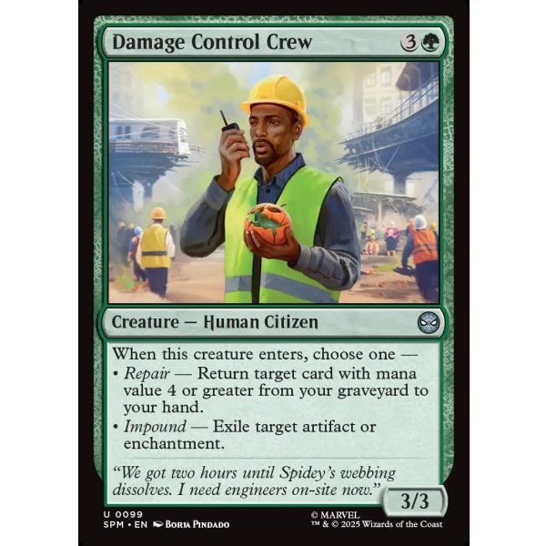 画像2: 被害対策の作業員/Damage Control Crew (2)