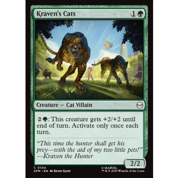 画像2: クレイヴンの大猫/Kraven's Cats (2)