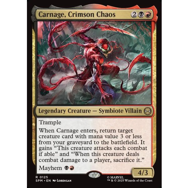 画像2: 真紅の混沌、カーネイジ/Carnage, Crimson Chaos (2)