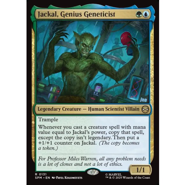 画像2: 天才遺伝学者、ジャッカル/Jackal, Genius Geneticist (2)