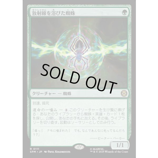 画像1: 放射線を浴びた蜘蛛/Radioactive Spider (1)